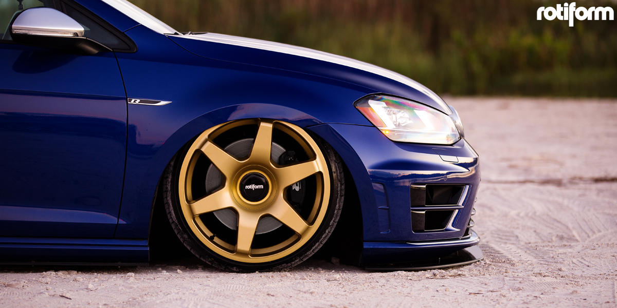 Rodas Rotiform Six X X Et Matte Gold Jogo Motorwelt