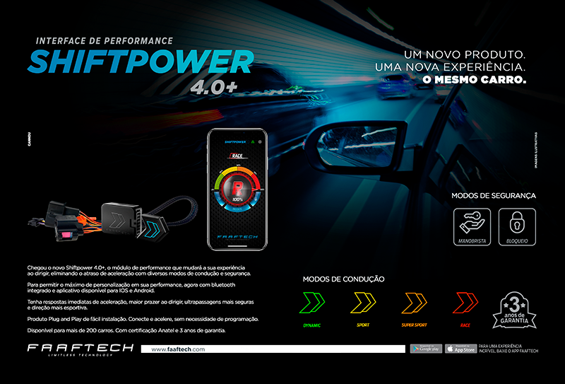 Shift Power 4.0+ altera modo de condução do carro sem gastar mais  combustível